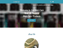 Tablet Screenshot of evaskincare.com